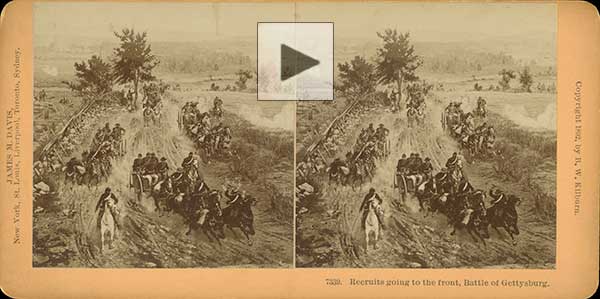 Gettysburg stereocards